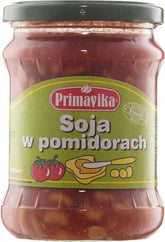 Sójové boby v rajčatové omáčce 440 g PRIMAVIKA